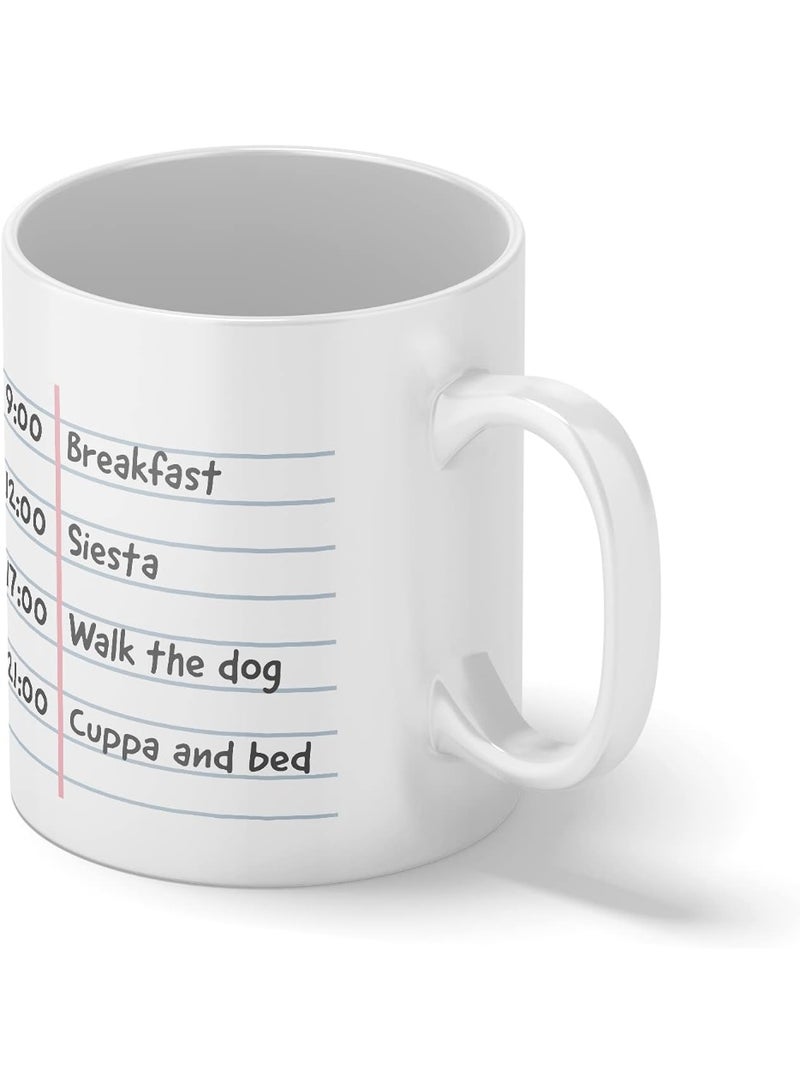 Decorior High Quality Printed Porcelain Mug – Distinctive Design for Gifts and Occasions – Suitable for Hot and Cold Drinks – Microwave and Machine Safe – 330 ml - Image 1