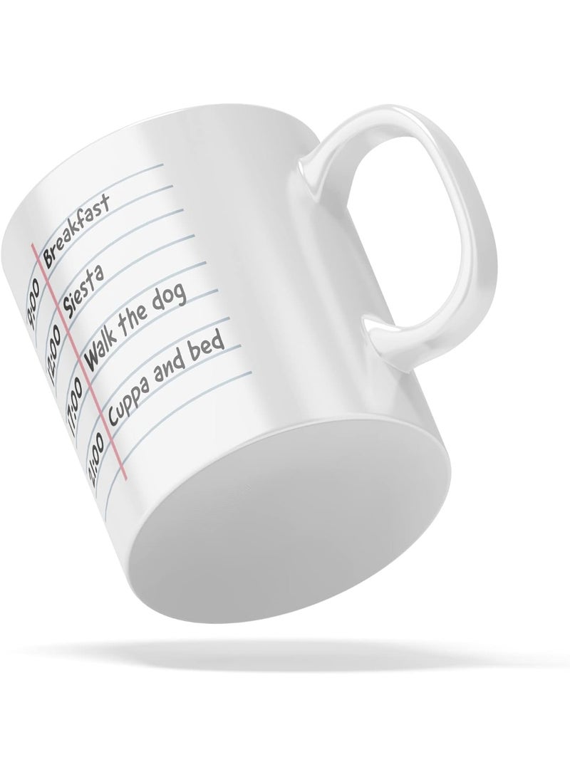 Decorior High Quality Printed Porcelain Mug – Distinctive Design for Gifts and Occasions – Suitable for Hot and Cold Drinks – Microwave and Machine Safe – 330 ml - Image 2