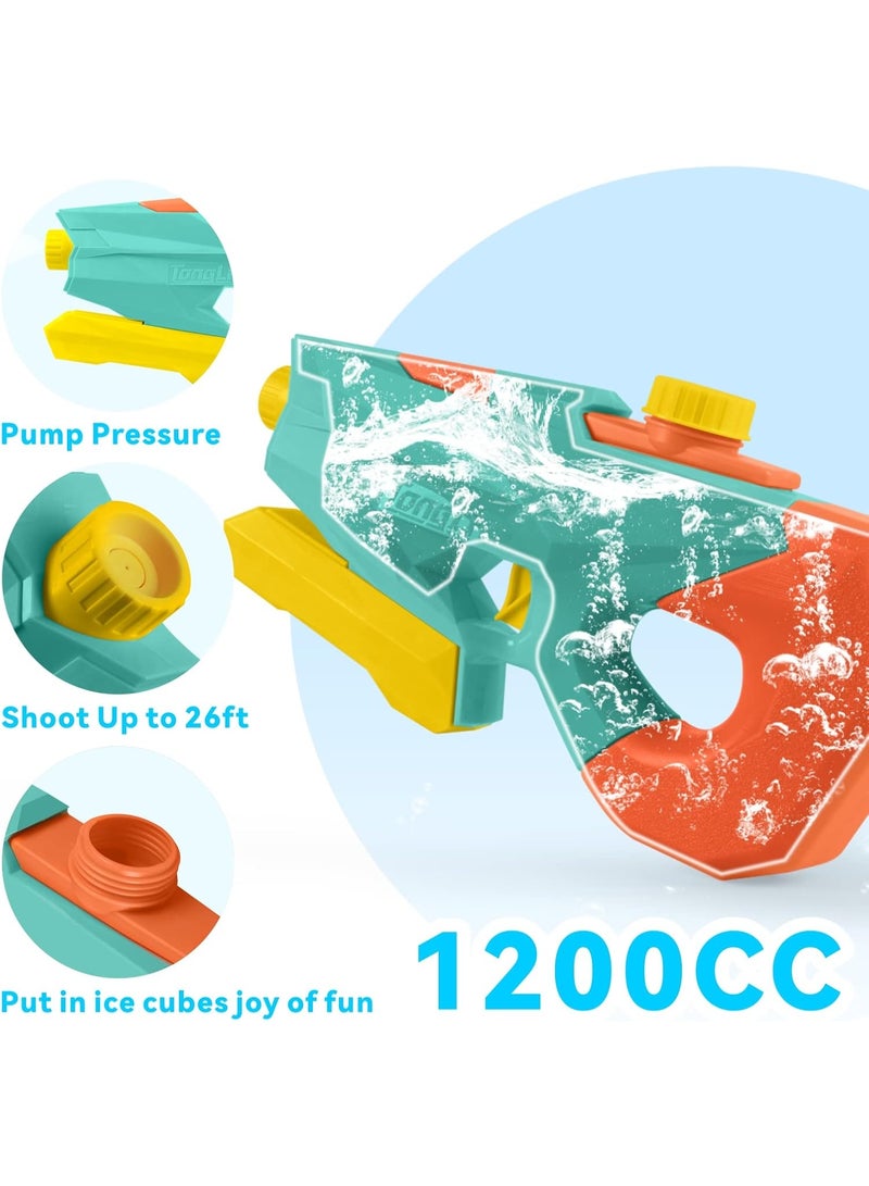 Baytion Water Pistol Gun for Kids Adults,Powerful Water Gun Large Capacity 1200CC with Three Water Splash Effects,Summer Water Guns for Boys Girls - Image 2