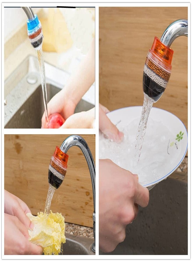 NatureMan 3 Pack Faucet Mount Filters, Faucet Water Purifier, Five-Layer Filter Activated Carbon Filter Suitable for faucets with a Diameter of 0.51-0.63 inches for Home Kitchen and Bathroom - Image 5