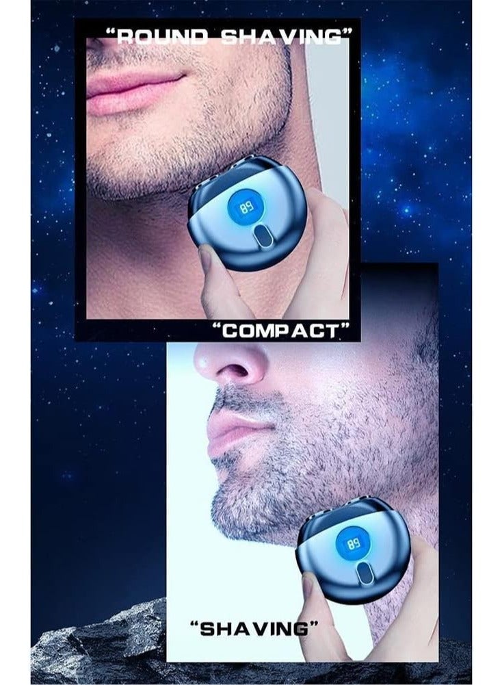 Electric Shaver for Men, Waterproof Smart Anti-pinch Electric Shaver with LED Display, Male Shaver for Legs, Armpits, Chest and Body Hair, for Home, Business Trip and Travel - Image 3