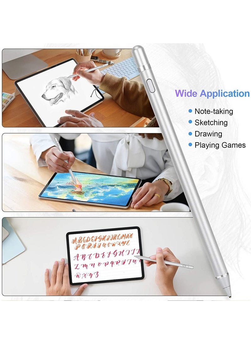 Generic - Active Stylus Pens for Touch Screen Rechargeable Digital Stylish Pen Pencil Universal for iPhone/iPad Pro/Mini/Air/Android and Most Capacitive Touch Screens - Image 1