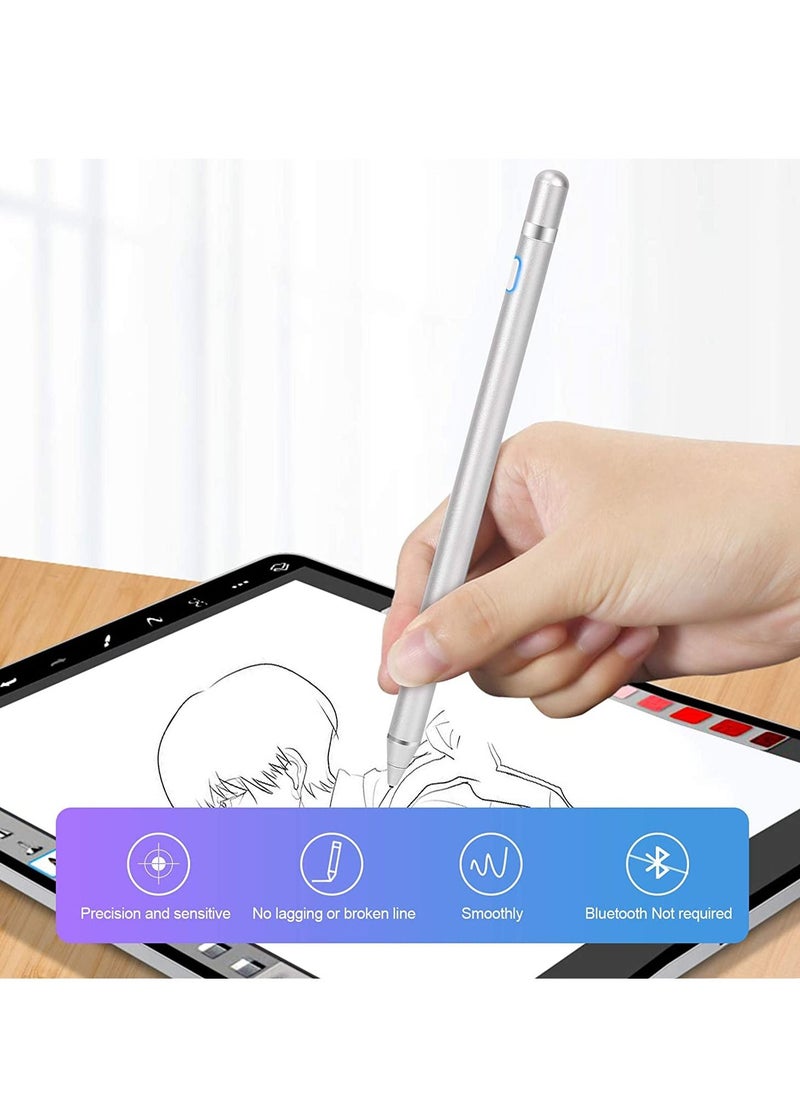 Generic - Active Stylus Pens for Touch Screen Rechargeable Digital Stylish Pen Pencil Universal for iPhone/iPad Pro/Mini/Air/Android and Most Capacitive Touch Screens - Image 1