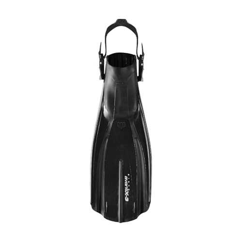 Mares Unisex Plana Avanti X3 Open Heel Swim Fins Durable WearResistant Flexible Flippers for Swimming Scuba Diving Freediving Snorkeling Black XLarge - Image 1