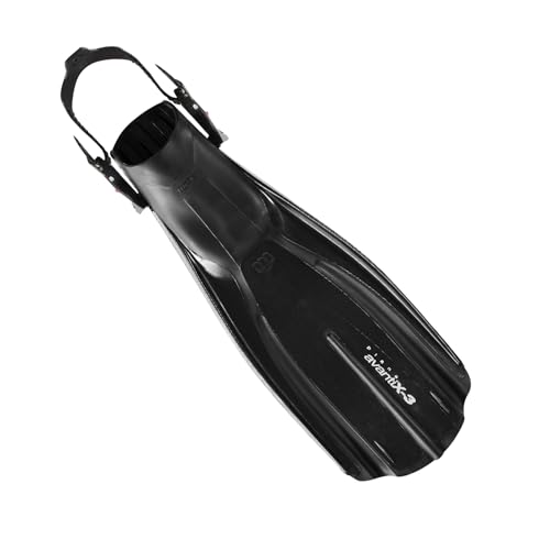 Mares Unisex Plana Avanti X3 Open Heel Swim Fins Durable WearResistant Flexible Flippers for Swimming Scuba Diving Freediving Snorkeling Black XLarge - Image 3