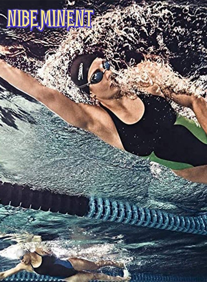 NIBEMINENT 5 Pieces Adjustable Swimming Goggles Sets Anti-Leak, Anti-Fog,with Swimming Cap,Nose Clip Ear Plugs,Waterproof Bag Case , Suitable for Adult Men ,Women ,Teenagers,Beginners, Professionals - Image 5