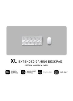 Generic Gaming Mouse Pad, Waterproof Laptop Pad, Large 800X400 MM, Grey  - Image 1