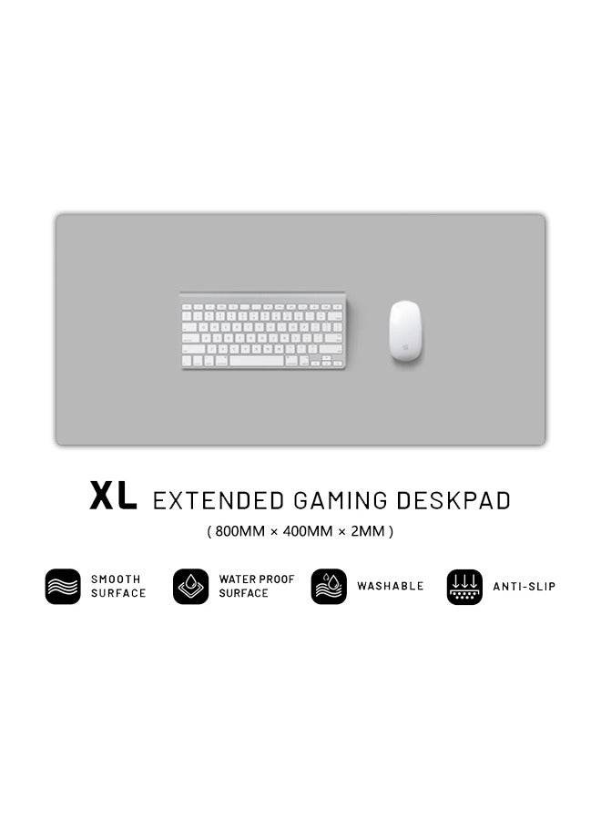Gaming Mouse Pad, Waterproof Laptop Pad, Large 800X400 MM, Grey  - Image 1