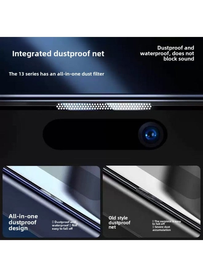 Applicable To Apple 16Pro Tempered Film Screen Printing High Aluminum Large Arc Anti-static 14 HD Full Screen 15pro Tempered Film 13-Color:High Aluminum Arc Anti-static Bare Film-Dimensions:iphone Xr/11