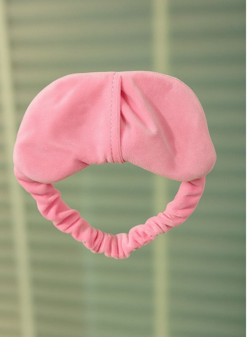 هالو كيتي غطاء عين للأطفال بتصميم هيلو كيتي قطيفة ناعمة لتغطية العين أثناء النوم والاسترخاء | قناع نوم لطيف لتخفيف الإضاءة ومساعدة على النوم العميق | مناسب للسفر والراحة اليومية - Image 2