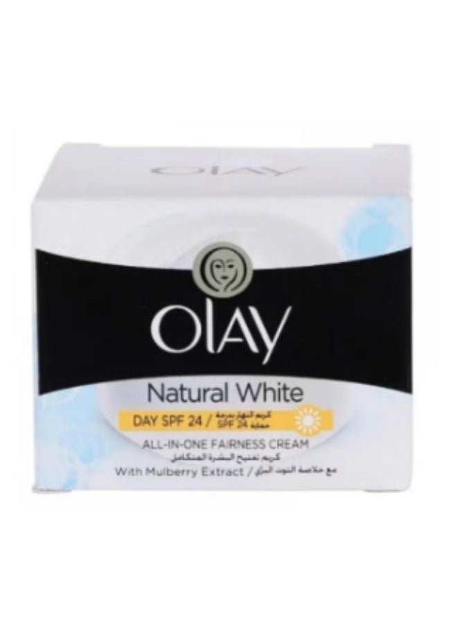 Olay - natural white cream 50 ml all in 1 DAY - Image 1
