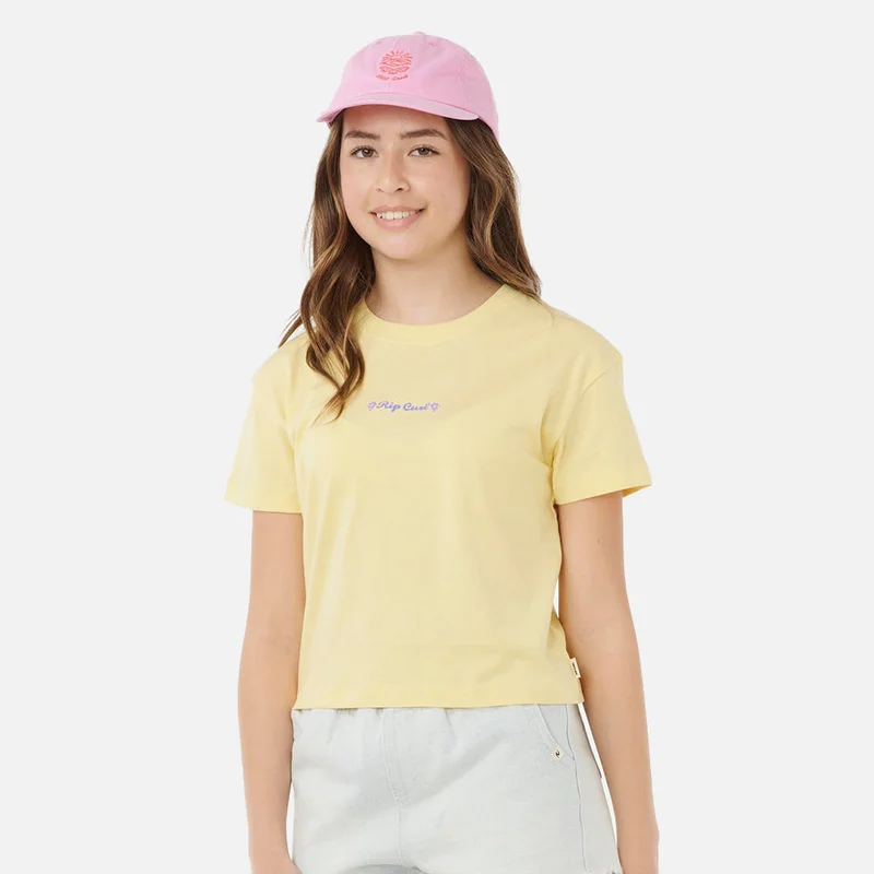 Rip Curl Sunset Skies Crop Tee - Kids