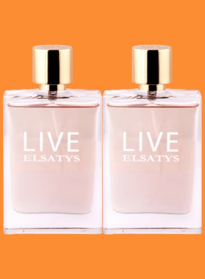 باريس 2 قطع عطر لايف الساتيس باريس 100 مل - Image 1