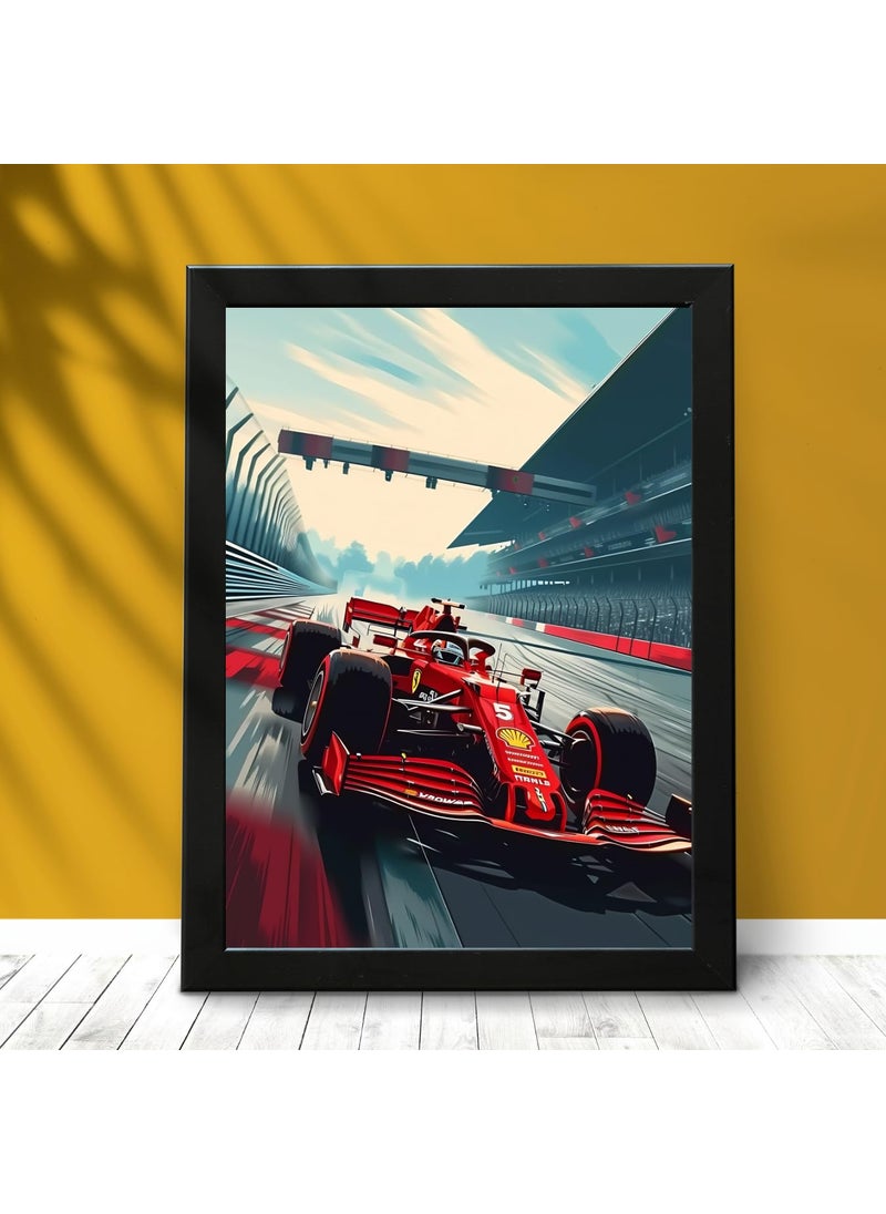 Master Flame Master Flame Racing Cars Aesthetic Wall Art Poster for Living Room Home Wall Decor FrameFrameless Vintage Cars VC3 A3 UNFRAMED  - Image 4