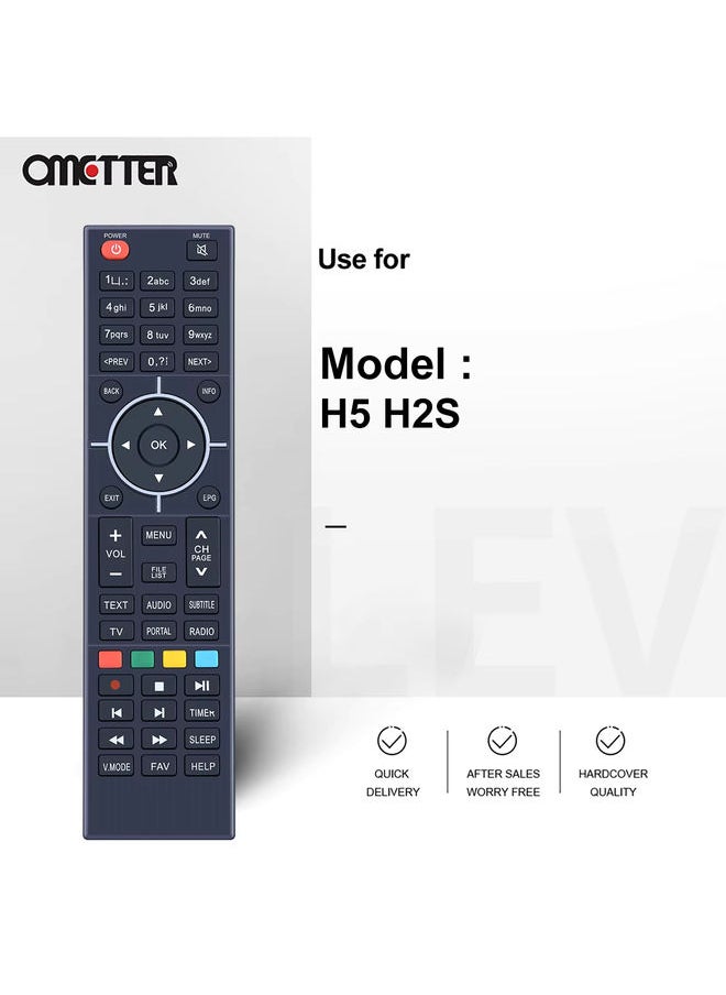 For Zgemma Remote Control Star HS H2S H2H H4 H5 H7 H7C H9 H52TC Directly Use Controller