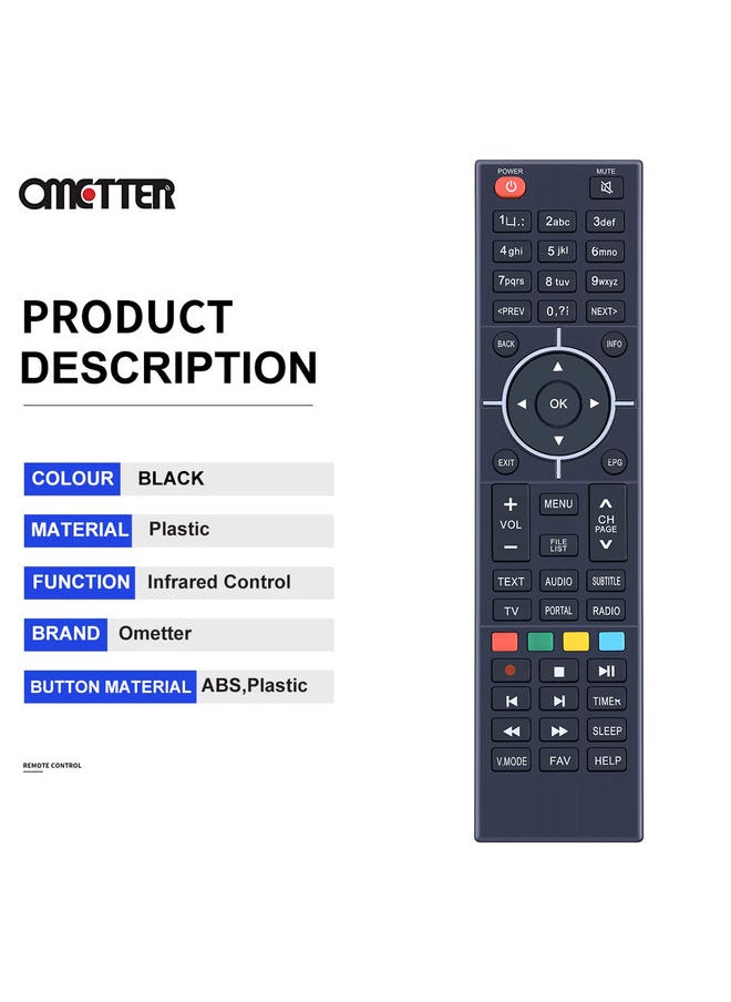For Zgemma Remote Control Star HS H2S H2H H4 H5 H7 H7C H9 H52TC Directly Use Controller