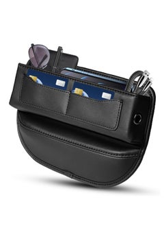 SYOSI Car Seat Gap Filler Organizers,Premium Leather Automotive Accessories for Storing Cards, Phones, Wallets, Keys, and Glasses Between Front Seats  - Image 1