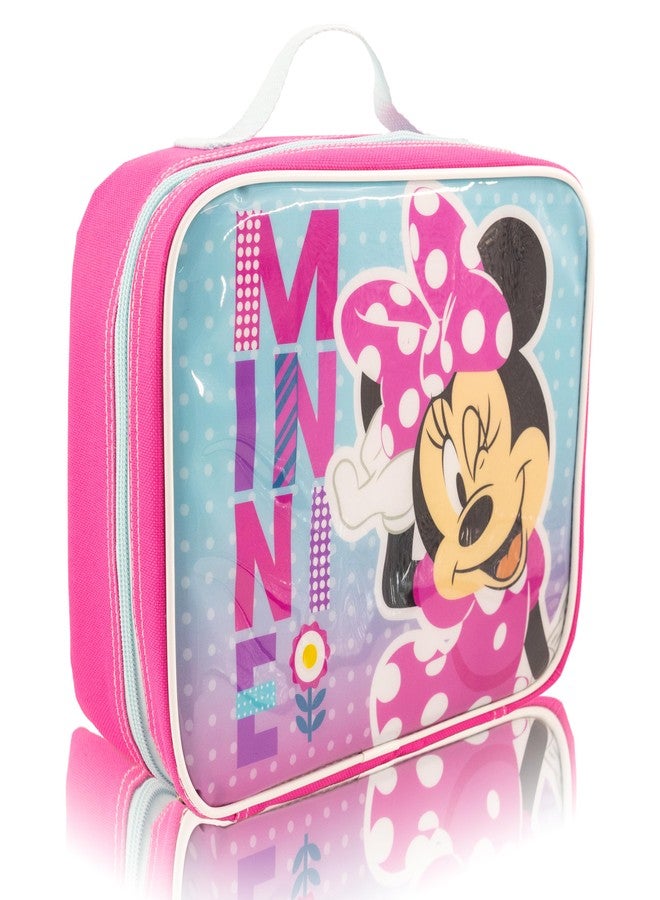 Fast Forward Disney Minnie Mouse Lunch Box for Kids | Insulated Lunch Bag Lunch Box for Girls, Boys, Unisex, Toddlers| Disney Minnie Mouse Pink Reusable Lunchbox - Image 2