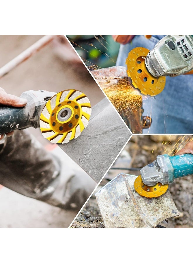 HRLORKC 5.8 Inch Concrete Turbo Diamond Grinding Cup Wheel 12 Segs Heavy Duty Angle Grinder Wheels for Angle Grinder - Image 5