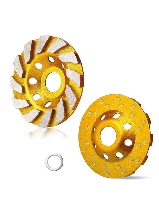 HRLORKC 5.8 Inch Concrete Turbo Diamond Grinding Cup Wheel 12 Segs Heavy Duty Angle Grinder Wheels for Angle Grinder - Image 4