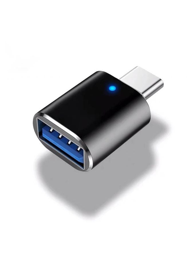 Black USB C Male To USB 3 0 Female Adapter For Mobile Phone And Laptop - Image 4