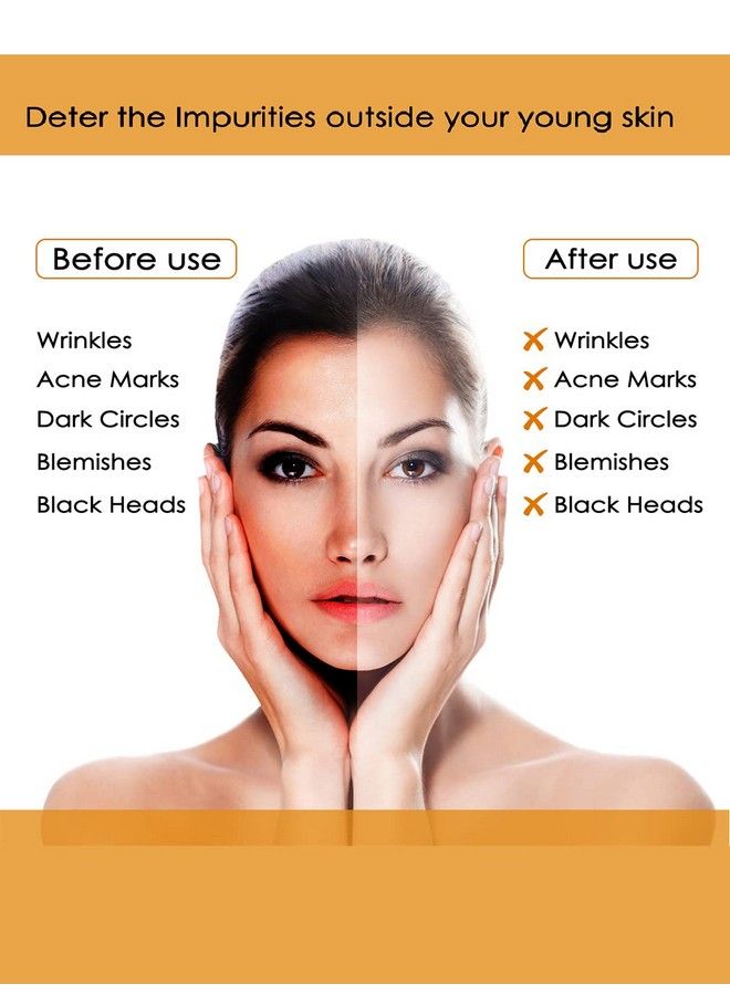 NUTRIGLOW Gold Kesar Facial Kit For Women For Glowing Skin 6Pieces Skin Care/Skin Cleanup Set With Derma Roller (250 Gram+10Ml) - Image 4