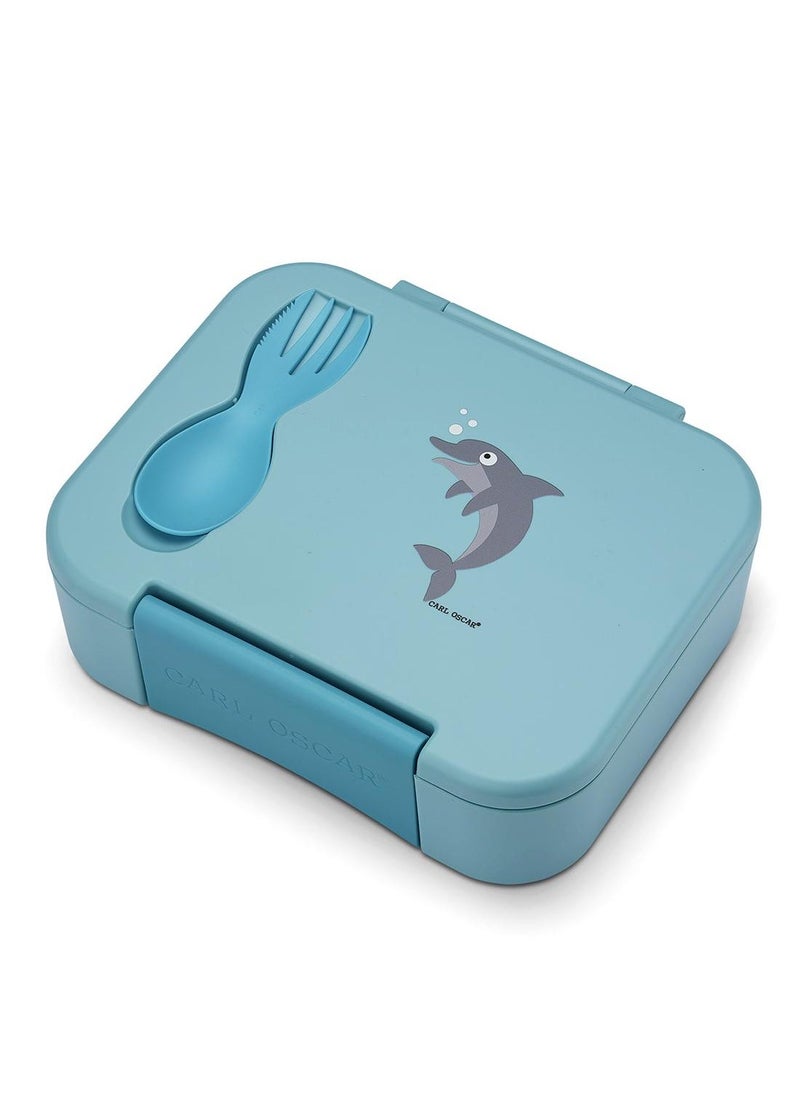 Carl Oscar Sweden Bentobox™, 1.0L Kids - Blue Dolphin - Image 1