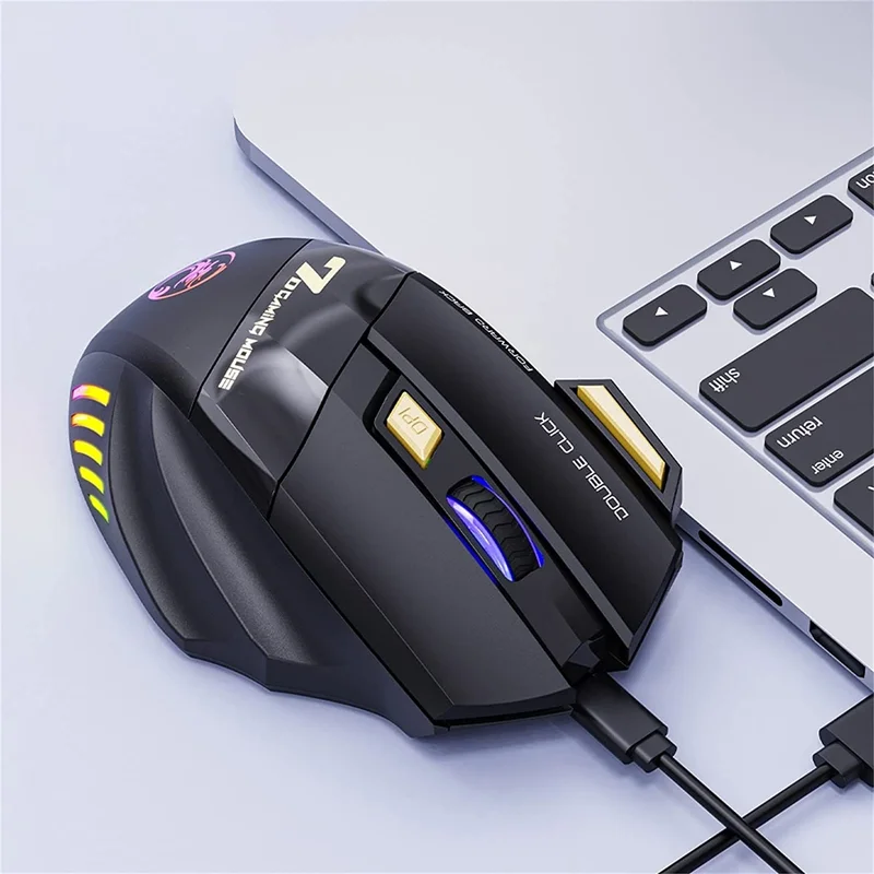Valkyrie Imice Gw-X7 7-Button Silent 2.4g Wireless Bluetooth Rechargeable Wireless Gaming Mouse