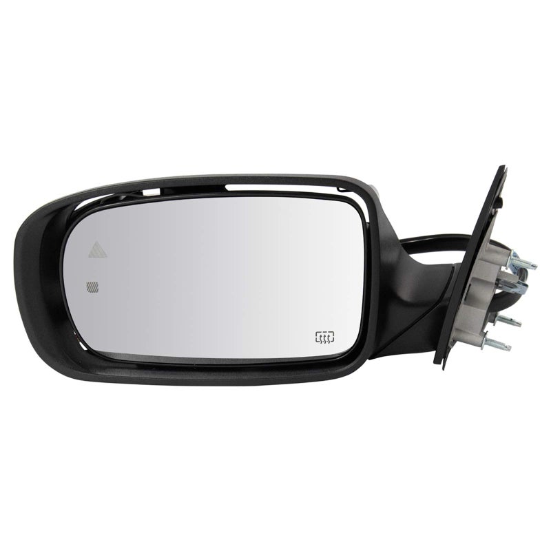 TRQ Driver Side Mirror Power Heated Memory Blind Spot Paint to Match Compatible with 20112019 Dodge Charger CH1320453