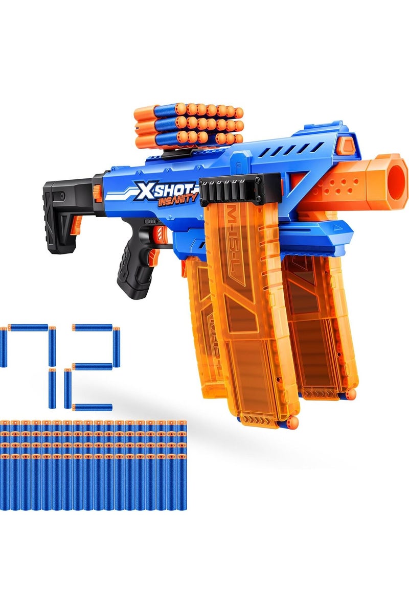 X-Shot مسدس كليب كهربائي من إنسانية مع 3 مخازن و72 سهم - Image 2
