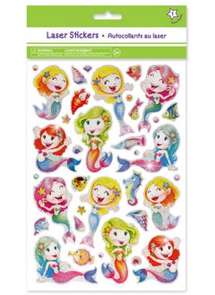 AoneFun Mermaid Stickers For Girls Cute Stickers Cool Stickers Mermaid Envelope Stickers Rainbow Stickers For Kids Mermaid Scrapbook Stickers Rainbow Stickers For Kids Mermaid Stickers For Kids  - Image 1