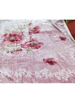 KUYING Flowers Pattern Thick Warm Cozy Blanket 