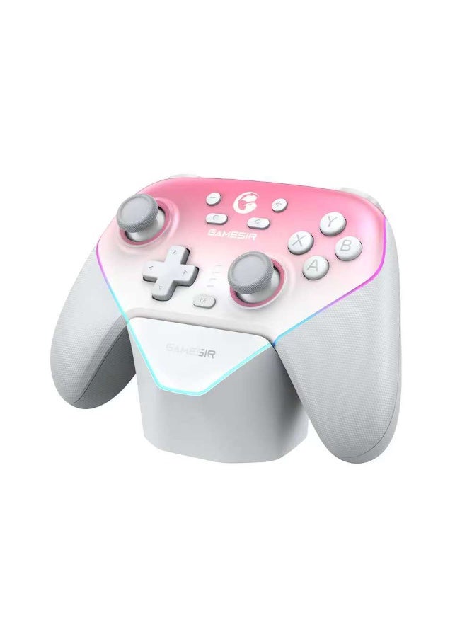 general Professional Gamepad Gamesir Super Nova Wireless Multiplatform Game Controller with Charging Dock compatible with PC, Steam, Switch, iOS, Android / Hall Stick / Hall Effect Triggers / RGB Lighting / Vibertion / Programmable / 1000Hz Polling Rate / 6 Axis Gyro / One-Press Wake Up / Cushioned Membrane ABXY Buttons / Rubberized Laser-Engraved Textured Grips / 1000mAh Battery - Image 3