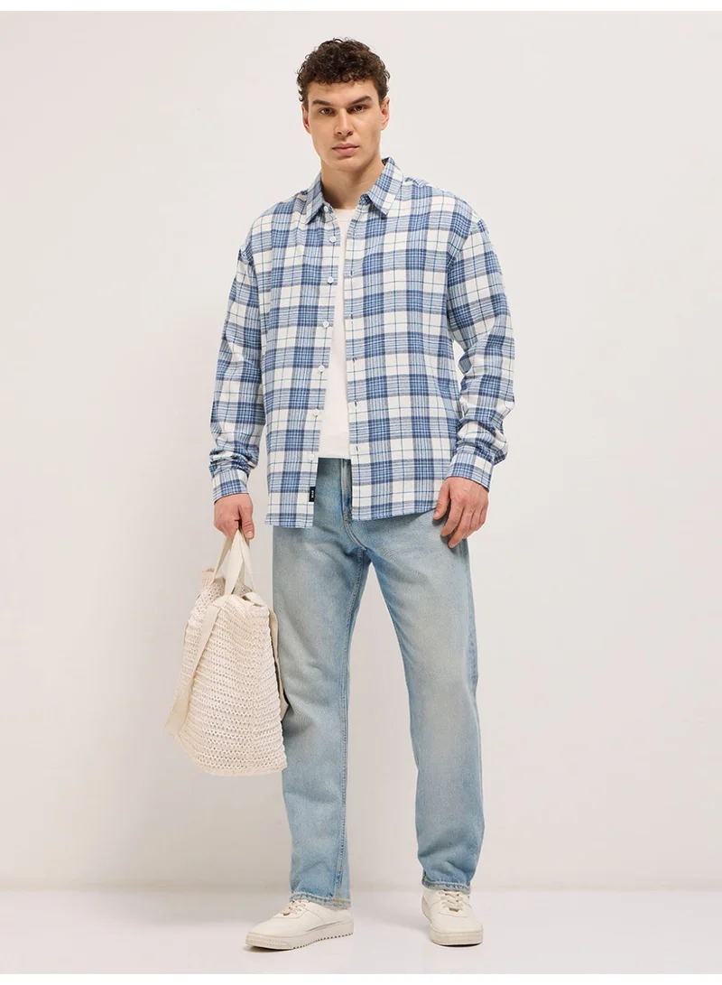 THE BEAR HOUSE  Men’s Long Sleeve Shirt – Classic, Comfortable and Stylish Essential for Work, Travel or Casual Outings for Men | Best Price UAE