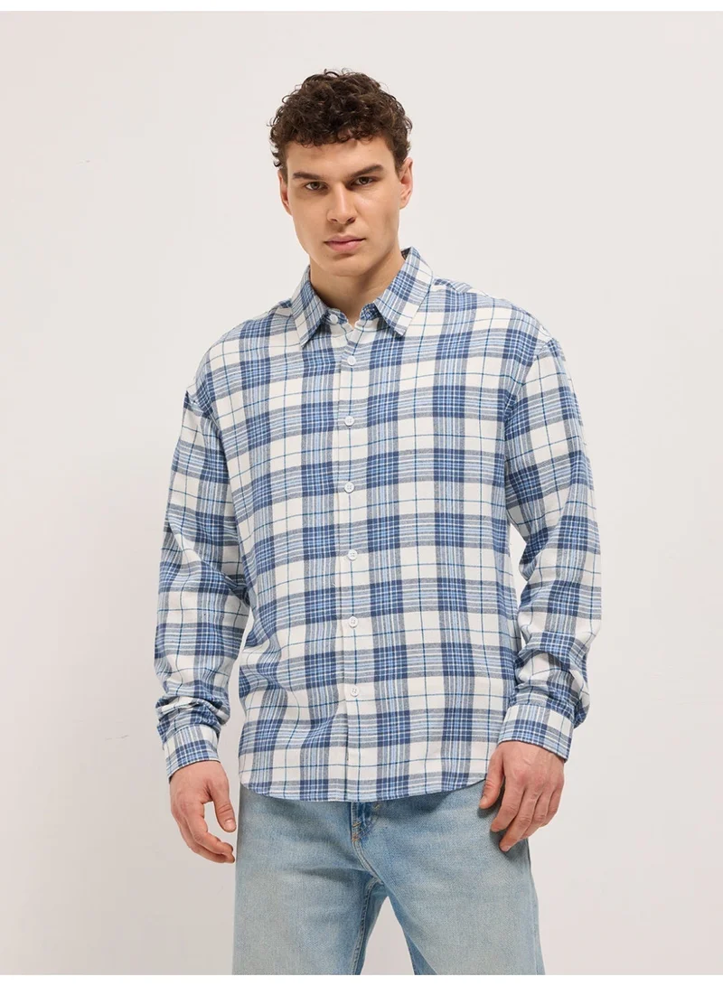 THE BEAR HOUSE  Men’s Long Sleeve Shirt – Classic, Comfortable and Stylish Essential for Work, Travel or Casual Outings for Men | Best Price UAE