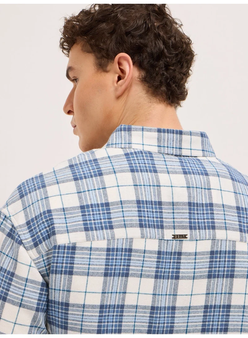 THE BEAR HOUSE  Men’s Long Sleeve Shirt – Classic, Comfortable and Stylish Essential for Work, Travel or Casual Outings for Men | Best Price UAE