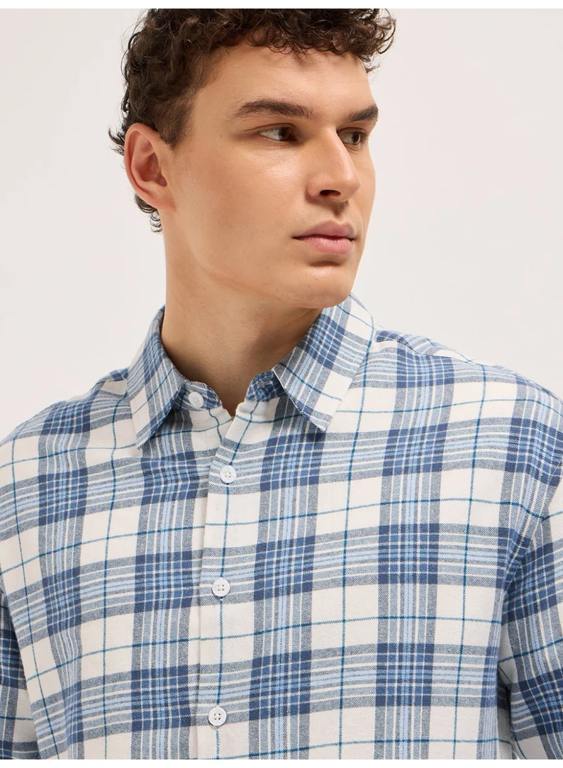 THE BEAR HOUSE  Men’s Long Sleeve Shirt – Classic, Comfortable and Stylish Essential for Work, Travel or Casual Outings for Men | Best Price UAE