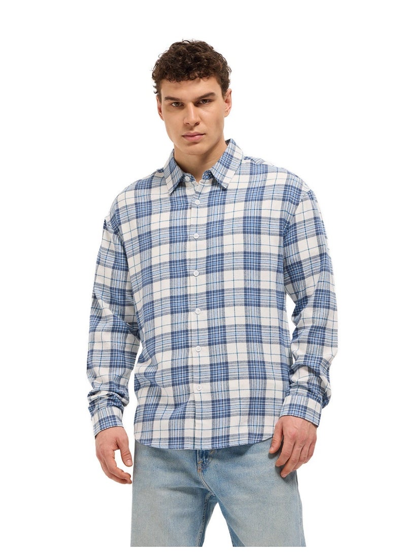 THE BEAR HOUSE Men’s Long Sleeve Shirt – Classic, Comfortable and Stylish Essential for Work, Travel or Casual Outings - Image 2