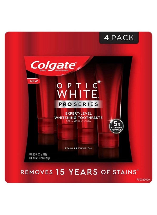 كولجيت معجون أسنان كولجيت أوبتيك وايت برو سيريز ستين شيلد، 3.3 أونصة (عبوة من 4 قطع) - Image 1