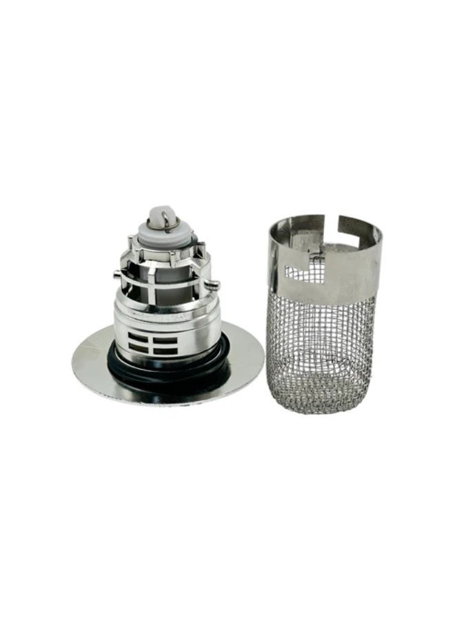 سدادة حوض 2 في 1 مع فلتر شبكي مضاد للانسداد - سلة تصريف متينة من الفولاذ المقاوم للصدأ والبلاستيك للمطبخ والحمام - تمنع انسداد الشعر والطعام، سهلة التنظيف، تصميم مقاوم للصدأ - Image 4