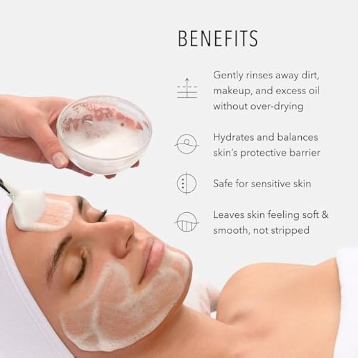 HydroPeptide Cleansing Gel, Toning Face Wash, Effectively Removes Makeup, Dirt, and Excess Oil without Irritation, 6.76 Ounce - Image 3