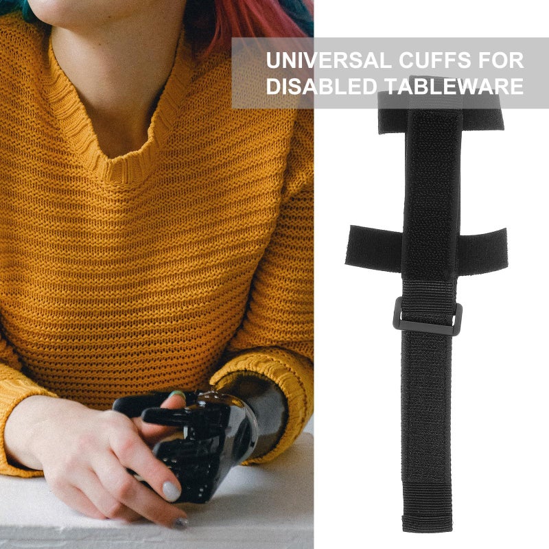 Universal Eating Aid Holder Adjustable Cuff For Disabled Elderly Non Slip - Image 4