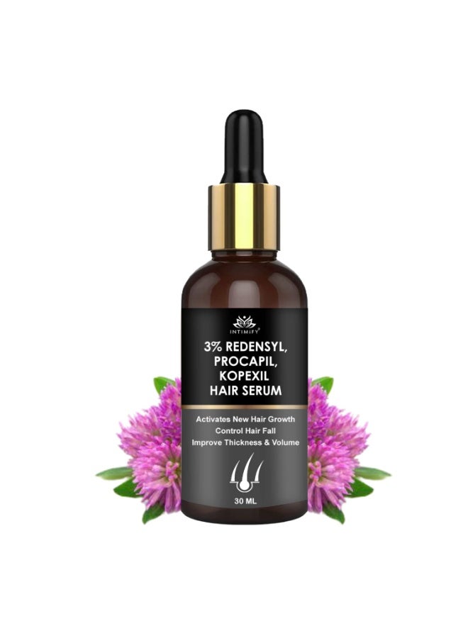 INTIMIFY 3% Redensyl,procapil,kopexil, Hair Serum For Hair Fall Control And Growth for Women and Men 30 ml - Image 1