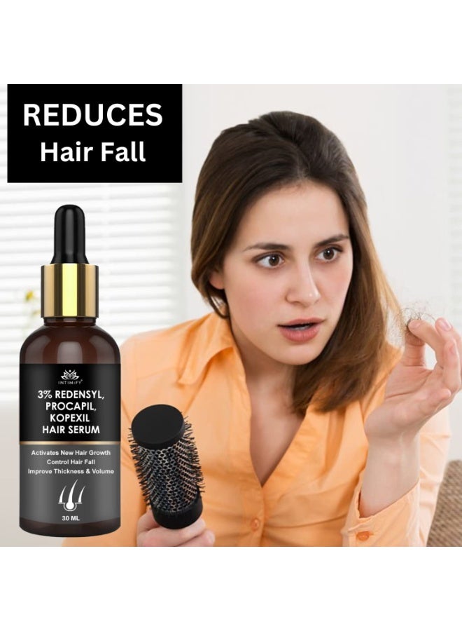 INTIMIFY 3% Redensyl,procapil,kopexil, Hair Serum For Hair Fall Control And Growth for Women and Men 30 ml - Image 2