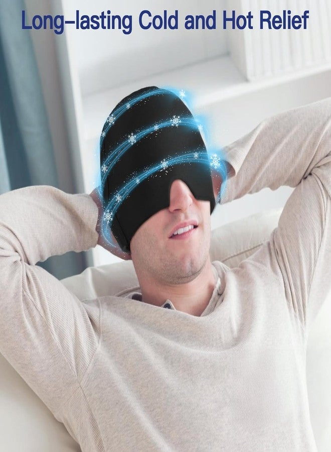 ETENTOUS Migraine Relief Cap, Hot & Cold Therapy Headache Cap for Migraine, Sinus & Tension Relief | Thermax Gel Ice Head Wrap for Instant Comfort & Relaxation, Reusable Migraine Cap for Men & Women - Image 5