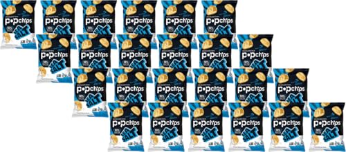 Popchips Potato Chips, Sea Salt Flavor, Snack Size Bags, 0.8oz (Pack of 24) - Image 4
