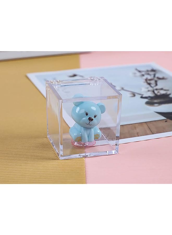 erorex Acrylic Box Desk Storage Box Plastic Clear Plastic Beads Storage Multi Purpose For Collecting Small Items Crafts Game Pieces Jewelry For Office Or Home Display In Any Room 12 Pack - Image 3