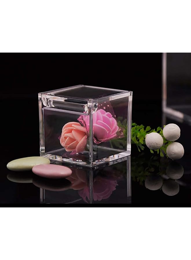 erorex Acrylic Box Desk Storage Box Plastic Clear Plastic Beads Storage Multi Purpose For Collecting Small Items Crafts Game Pieces Jewelry For Office Or Home Display In Any Room 12 Pack - Image 5