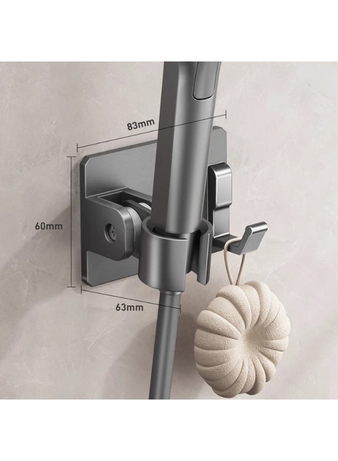 MISANBROO Shower bracket fixed base, no drilling, adjustable, flower drying, bathroom, shower nozzle fixed bracket base - Image 4