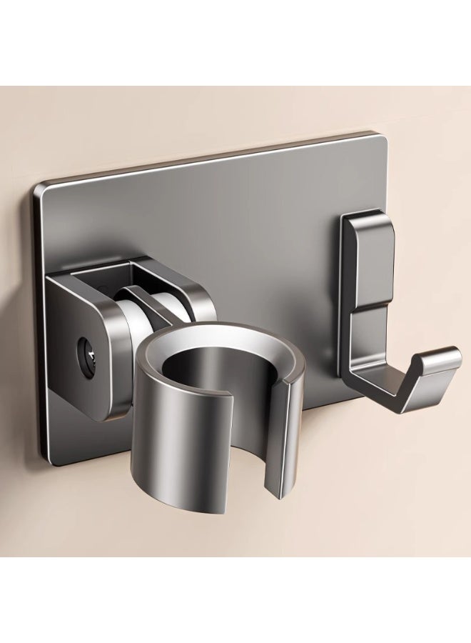 MISANBROO Shower bracket fixed base, no drilling, adjustable, flower drying, bathroom, shower nozzle fixed bracket base - Image 1